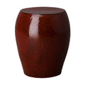 Tropical Red Garden Stool F153