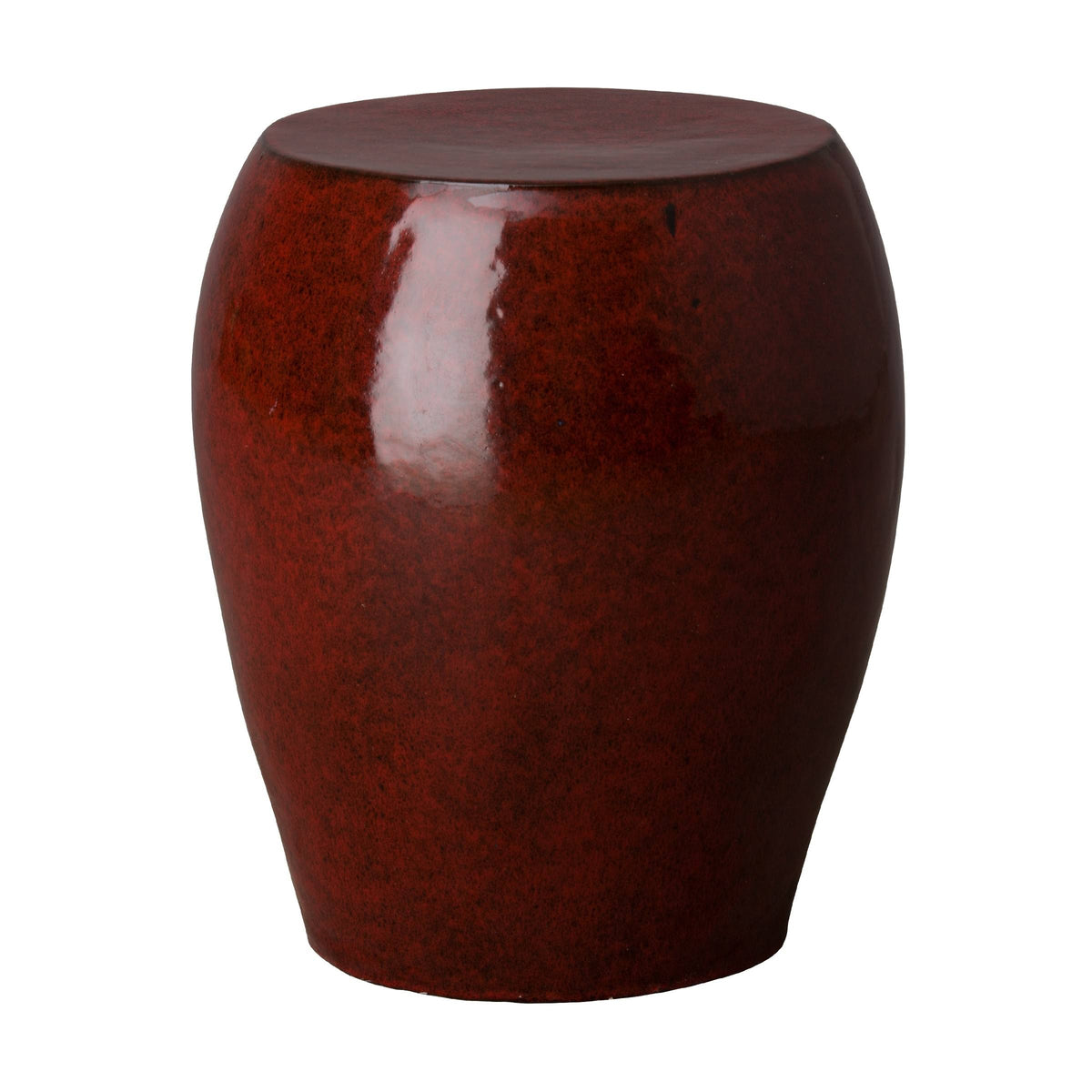 Tropical Red Garden Stool F153