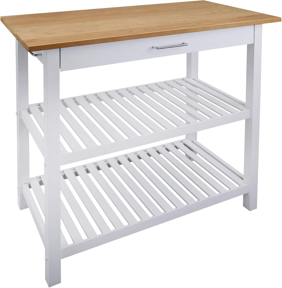 Walnut Kitchen Island with Solid American Hardwood Top Z681