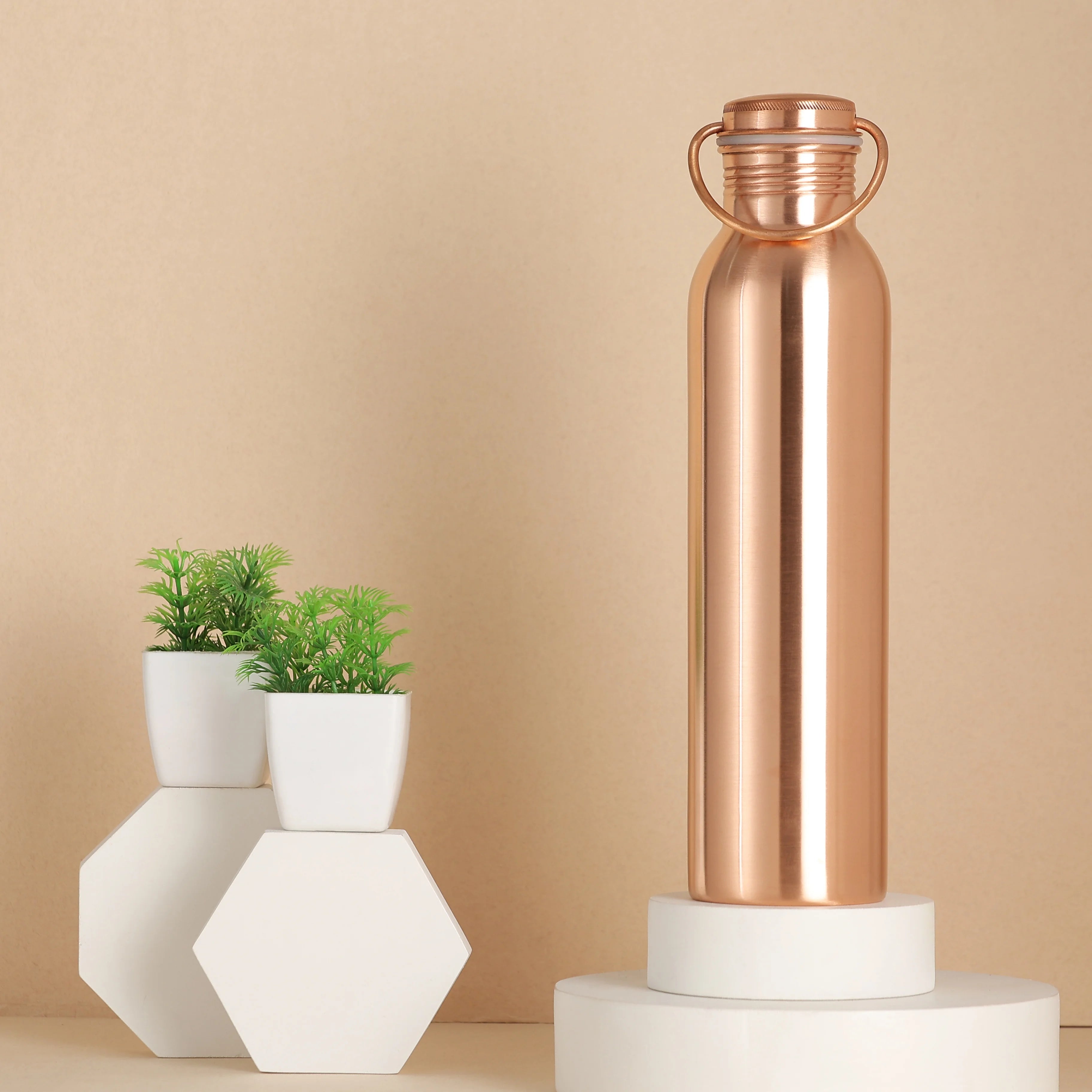 Pure Copper Water Bottle 1000 ML J59093