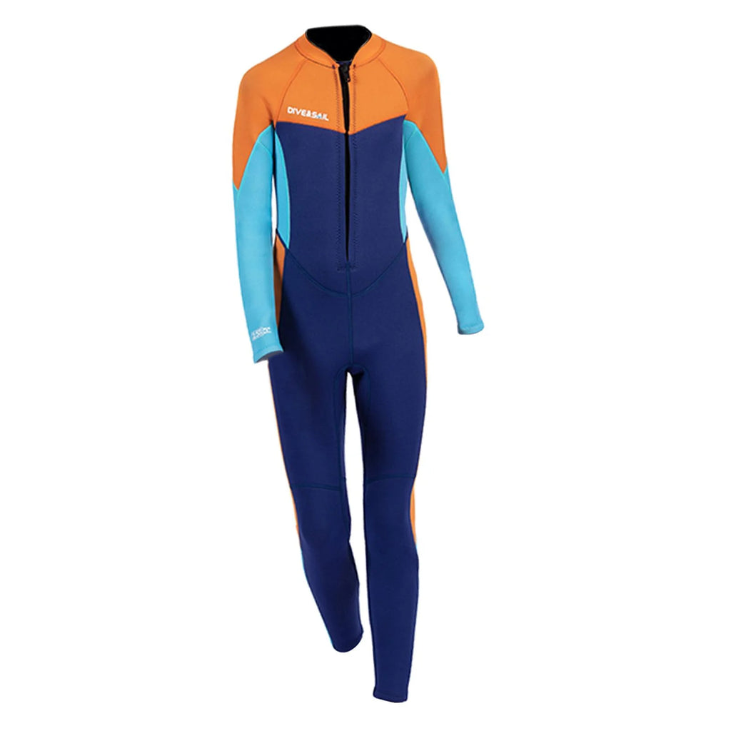 Blue 2.5mm Neoprene Kid Wetsuits Size 8 A1886