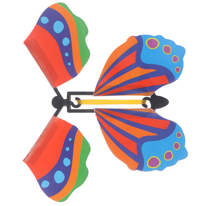 10 x Magic Butterfly Flying Butterfly Toy with Card O9245