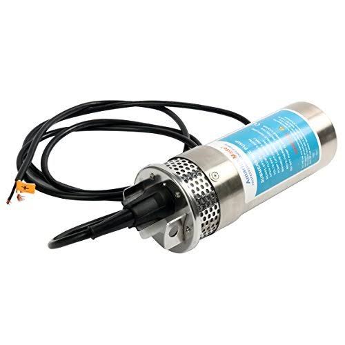 24V Stainless Shell Submersible 3.2GPM Deep Well Water DC Pump R151476