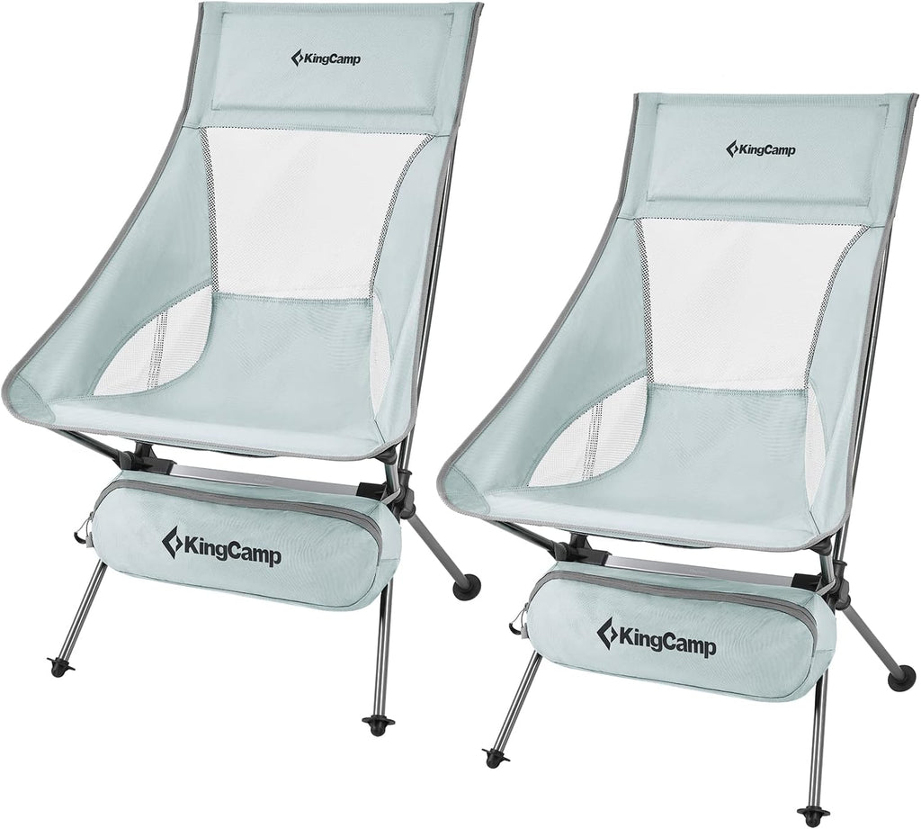 Lightweight Portable Folding Camping Chair with Armrest, High Back, Carry Bag K5379