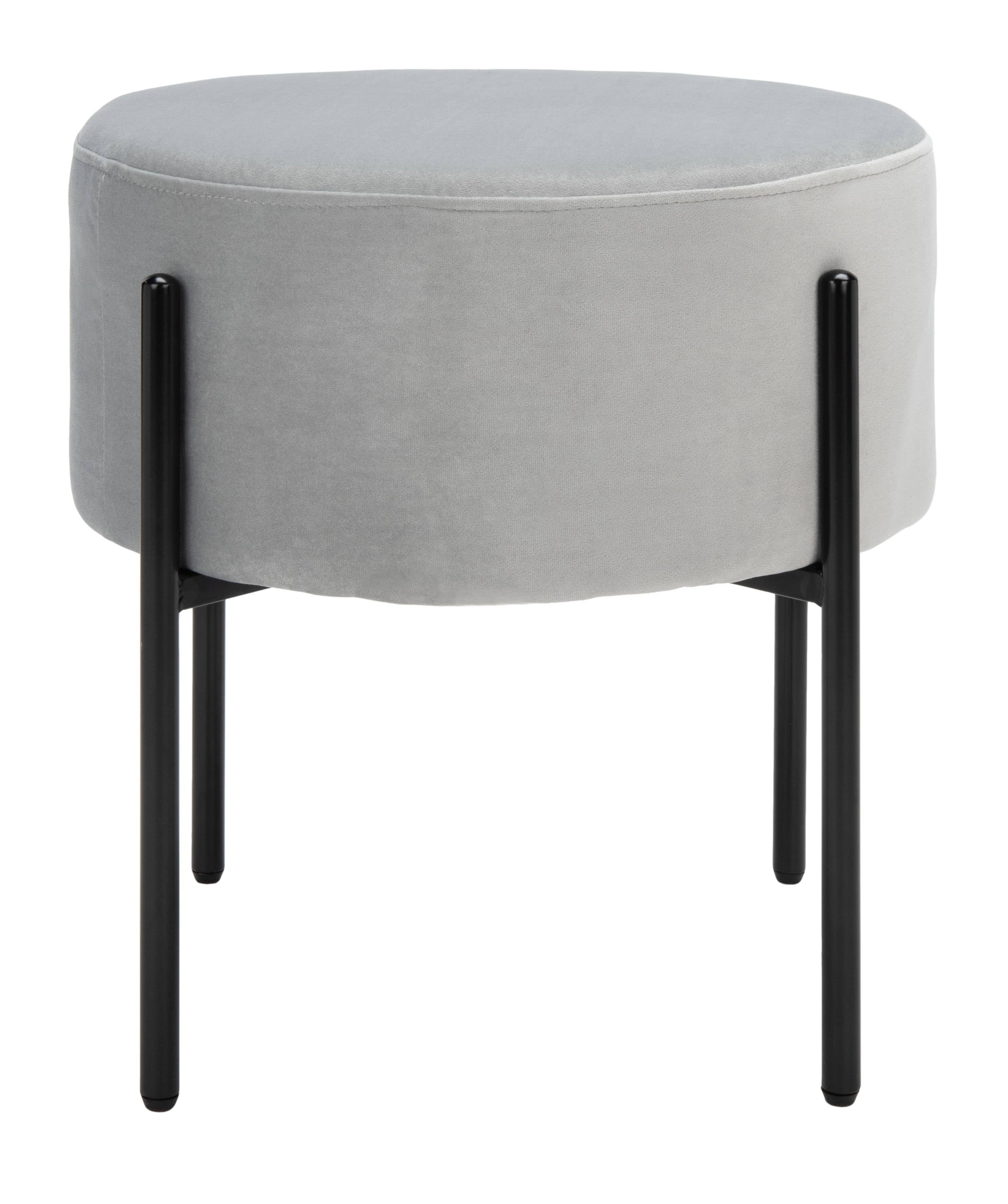 Round Ottoman Grey / Black R292813