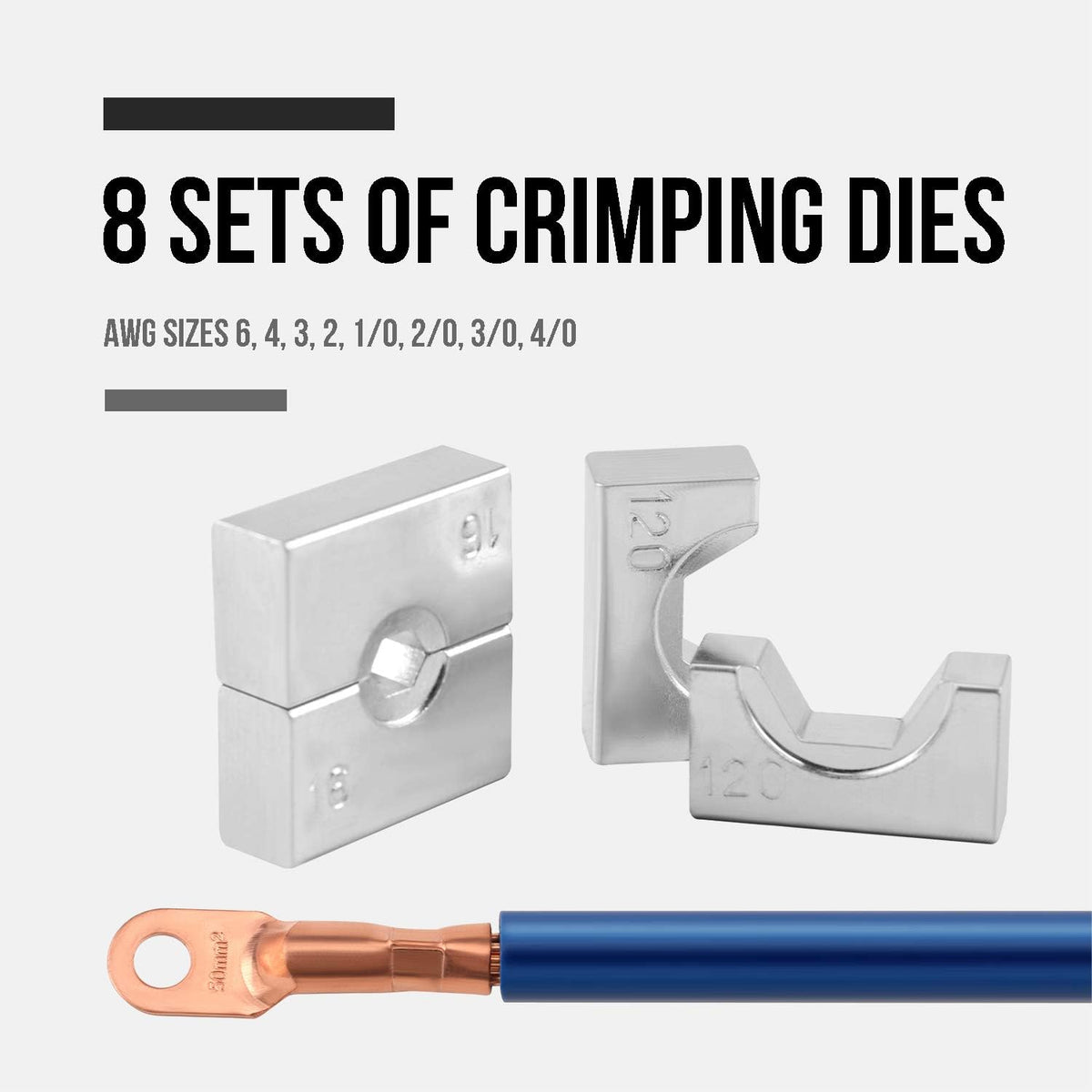 Hydraulic Cable Crimping Tool Set K2468