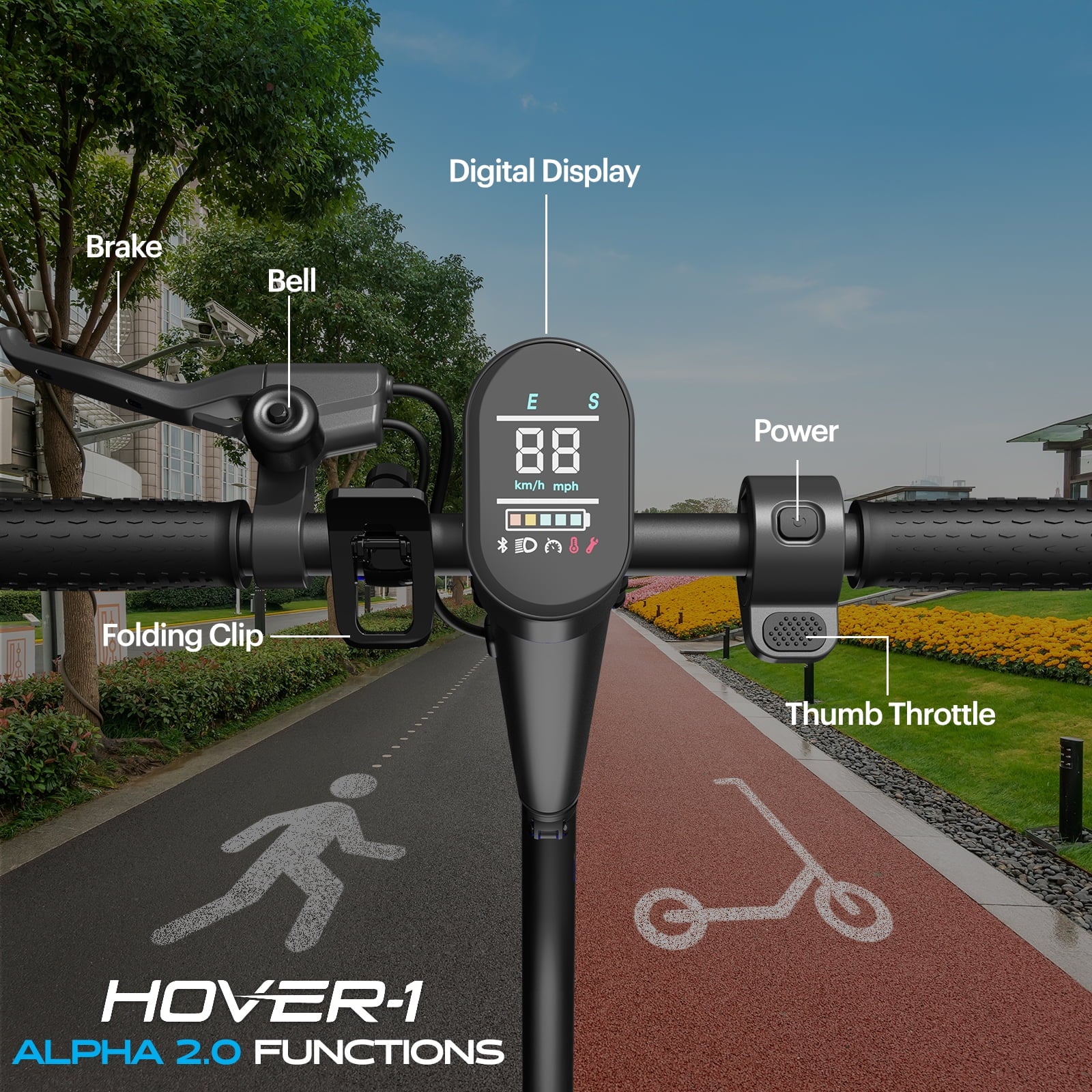 Black Self Balancing Electric Scooter Z277