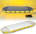 27" Waterproof Amber/Yellow Warning Strobe 64 LED Light Bar with Magnetic Bases P837