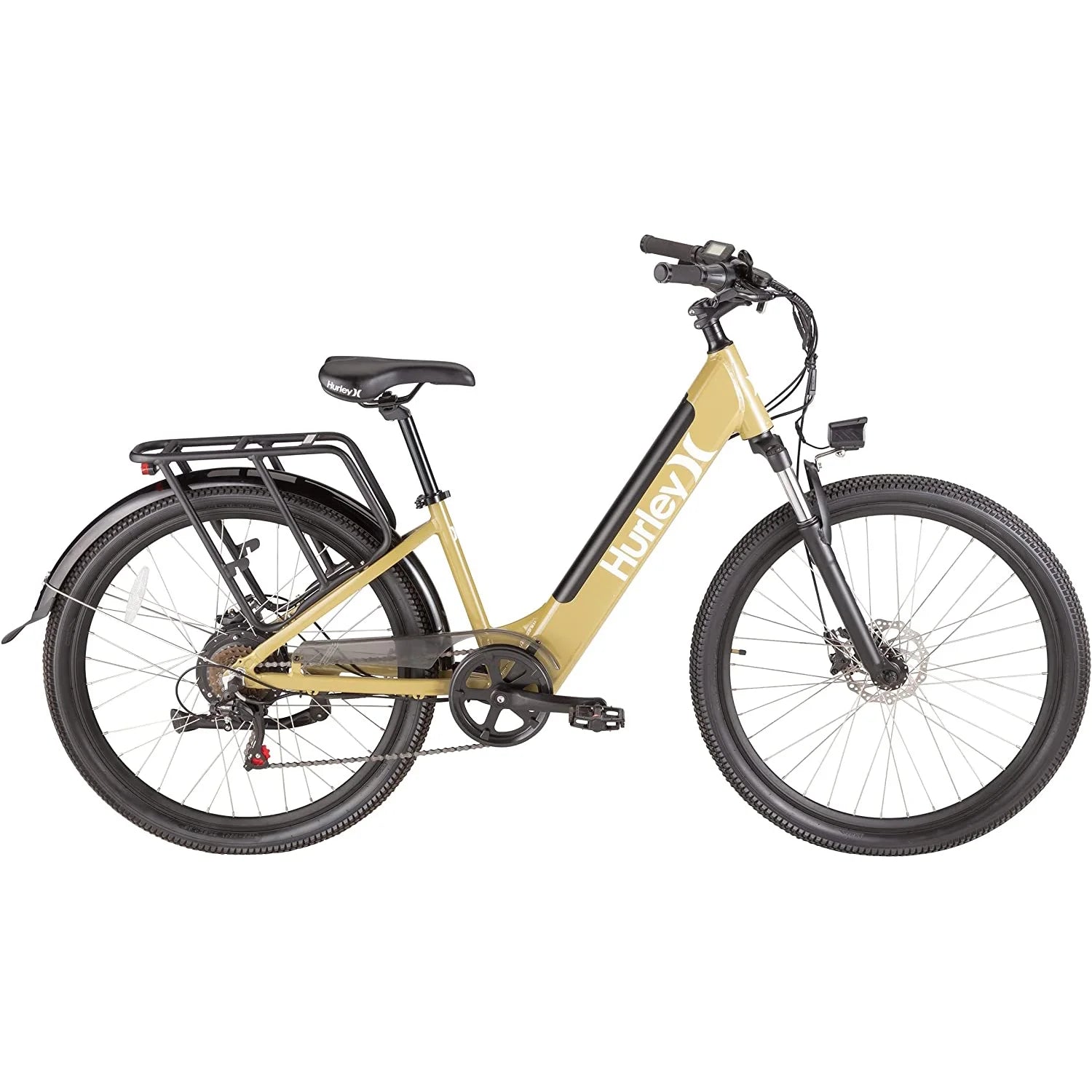 16" 7-Speed Electric Bike with Rear Rack R135796