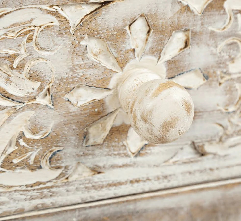 Hand Carved Accent Table E604637