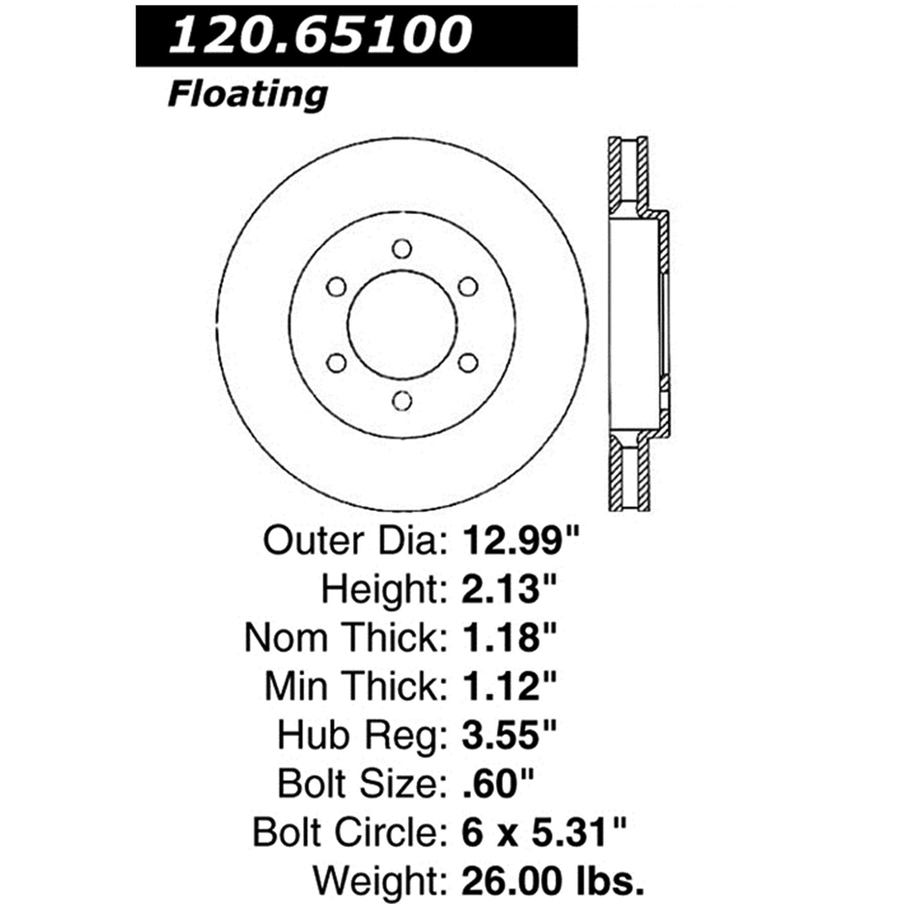Sport Drilled/Slotted Brake Rotor K251