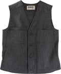 Charcoal Men&s Button Vest L696
