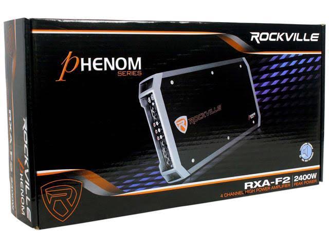 2400 Watt Peak 4 Channel Car Stereo Amplifier with Amp Kit S133