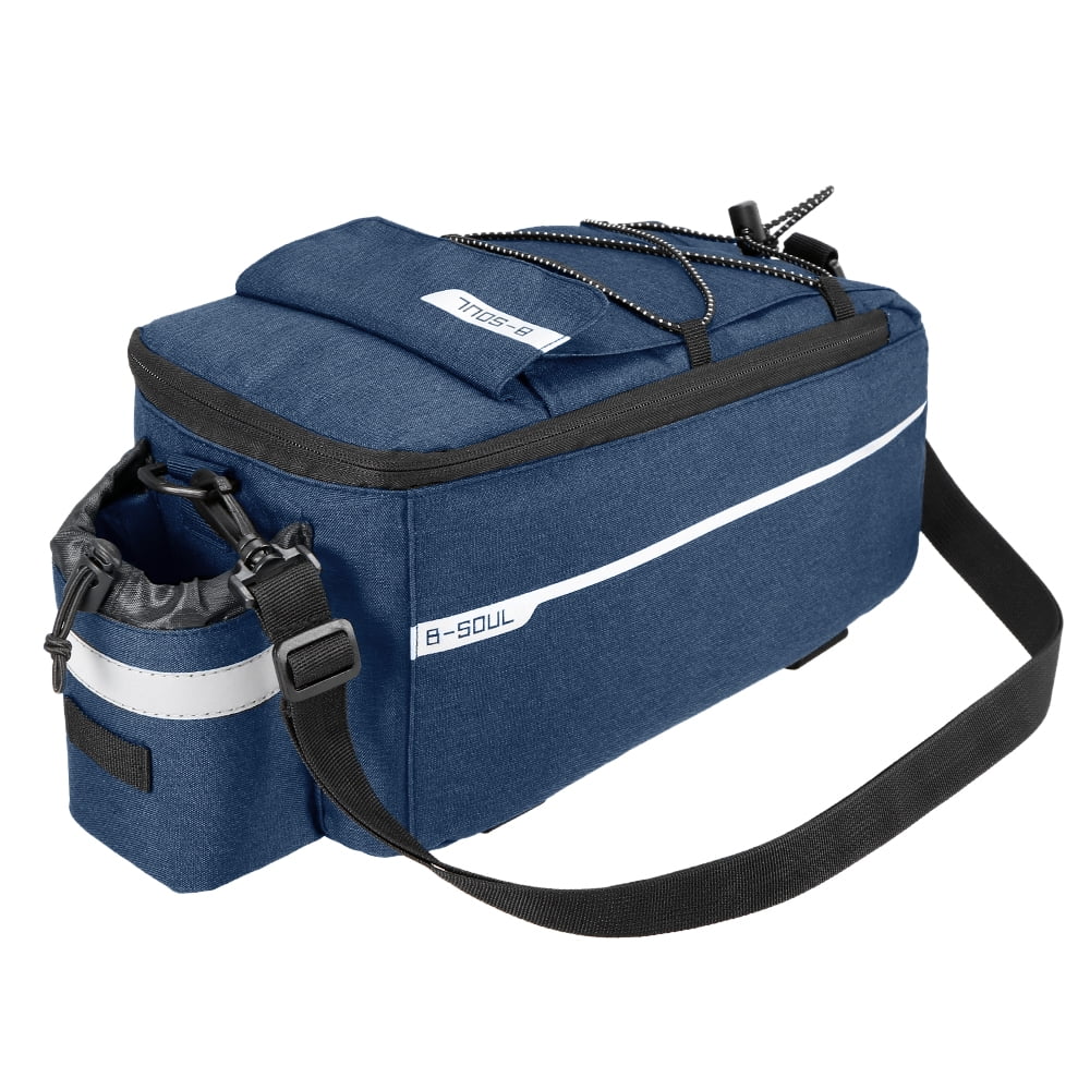 Insulated Trunk Cooler Bag Cycling Rear Rack Storage Luggage Bag Reflective MTB Bike Pannier Bag Shoulder Bag L610981