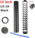 1/2-28 12 inch .7075 Aluminum Fuel Filter Accessories Black L832739