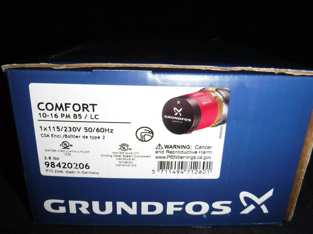 UP10-16 PM B5/LC Comfort PM Pump (1/2-inch Sweat) E93545