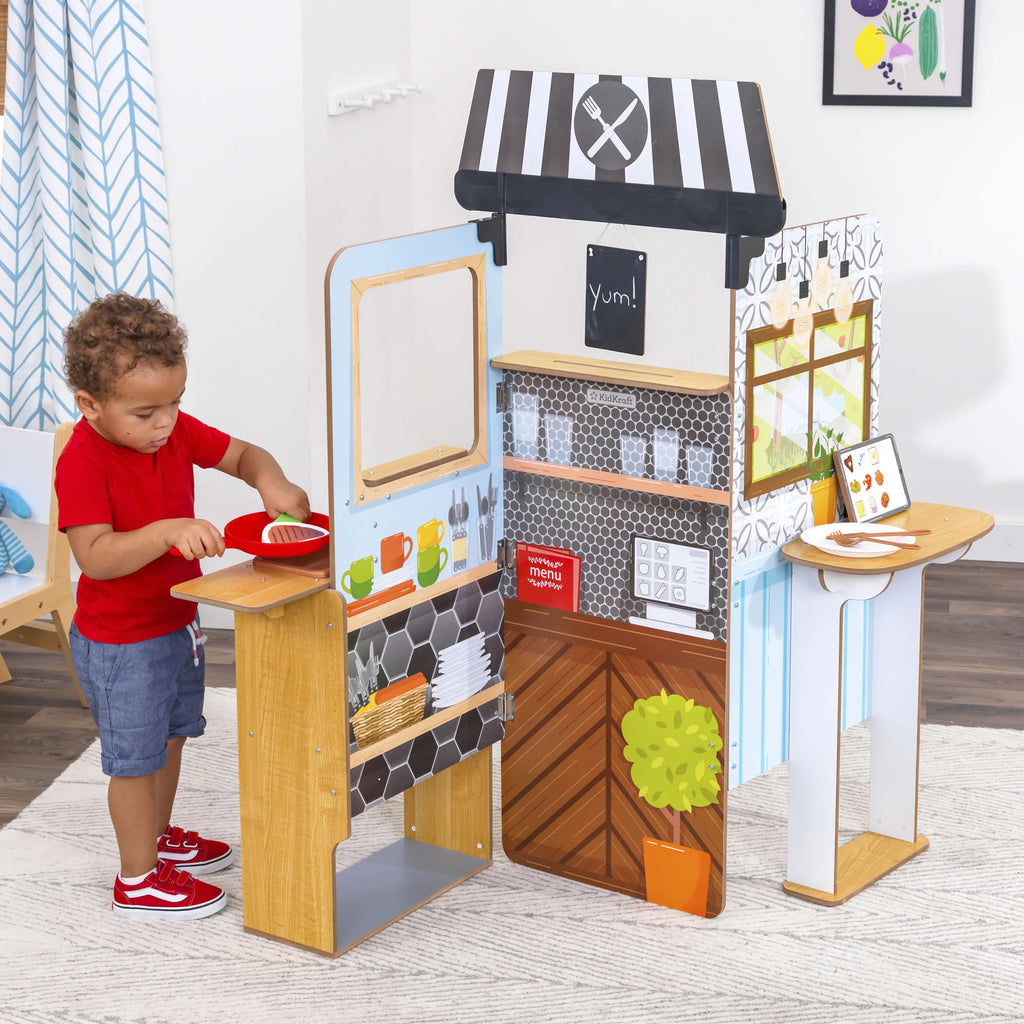 18 Accessories Wooden Restaurant Pop-Up B255