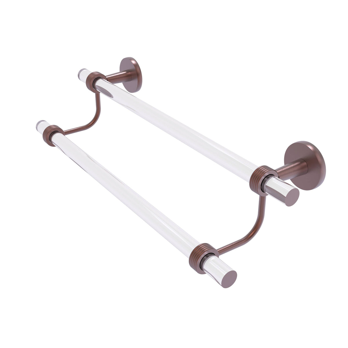 18 in. Double Towel Bar Antique Copper H8802