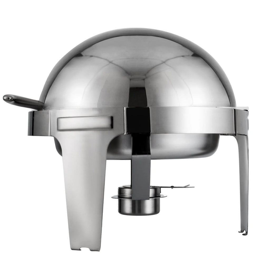 2 Packs Stainless Steel 6Qt Round Chafing Dish Buffet Warmer Set with Pans and Fuel Holders T7159