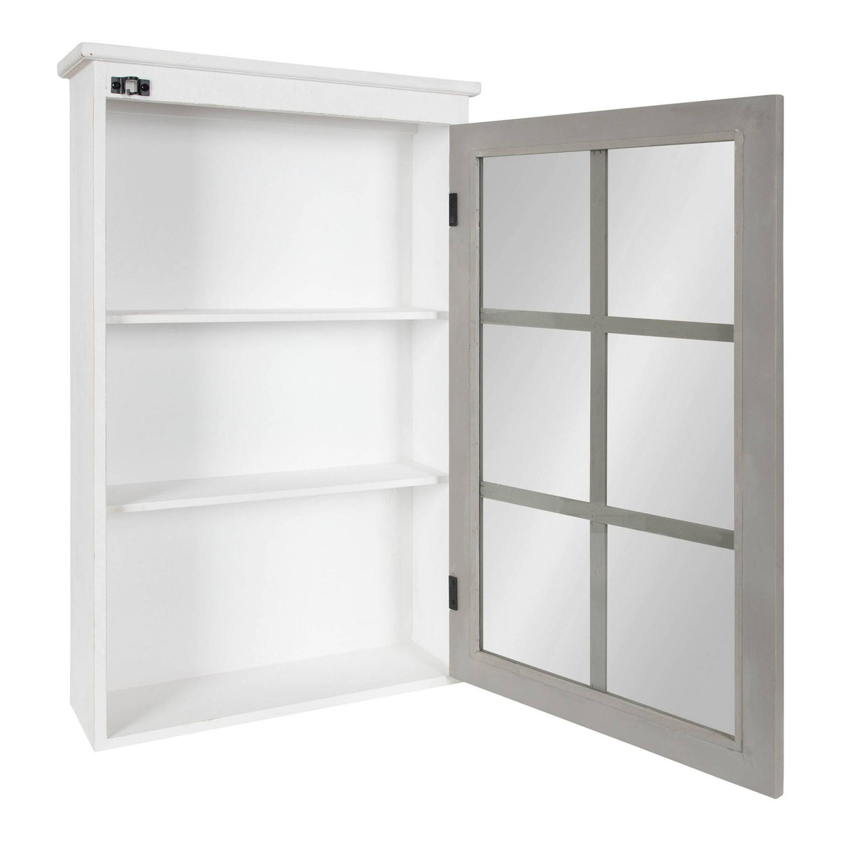 White/Gray Rustic Wall Cabinet M86928