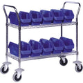 Yellow Mobile Wire Utility Cart I81160