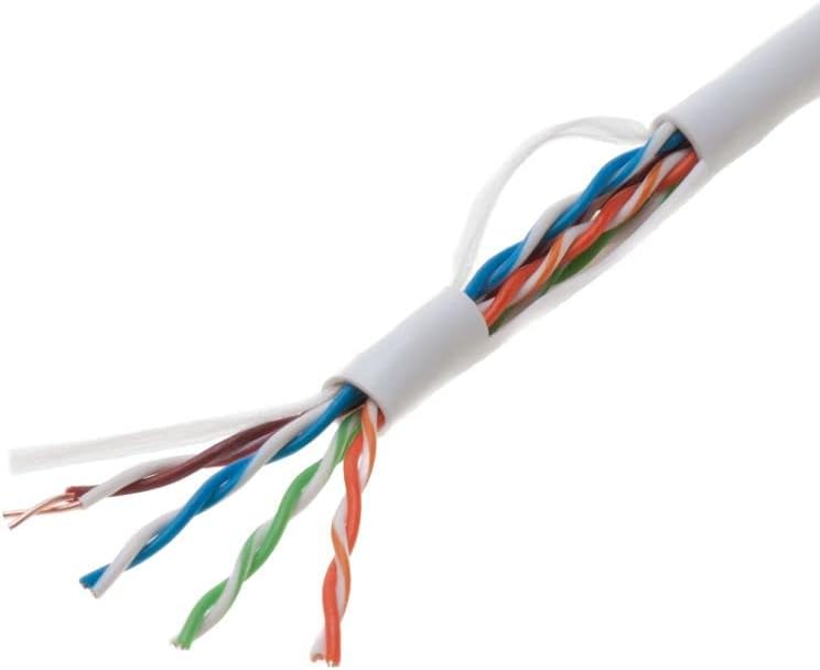 Black Solid 24AWG Cat5e Bulk Network Cable UTP M754