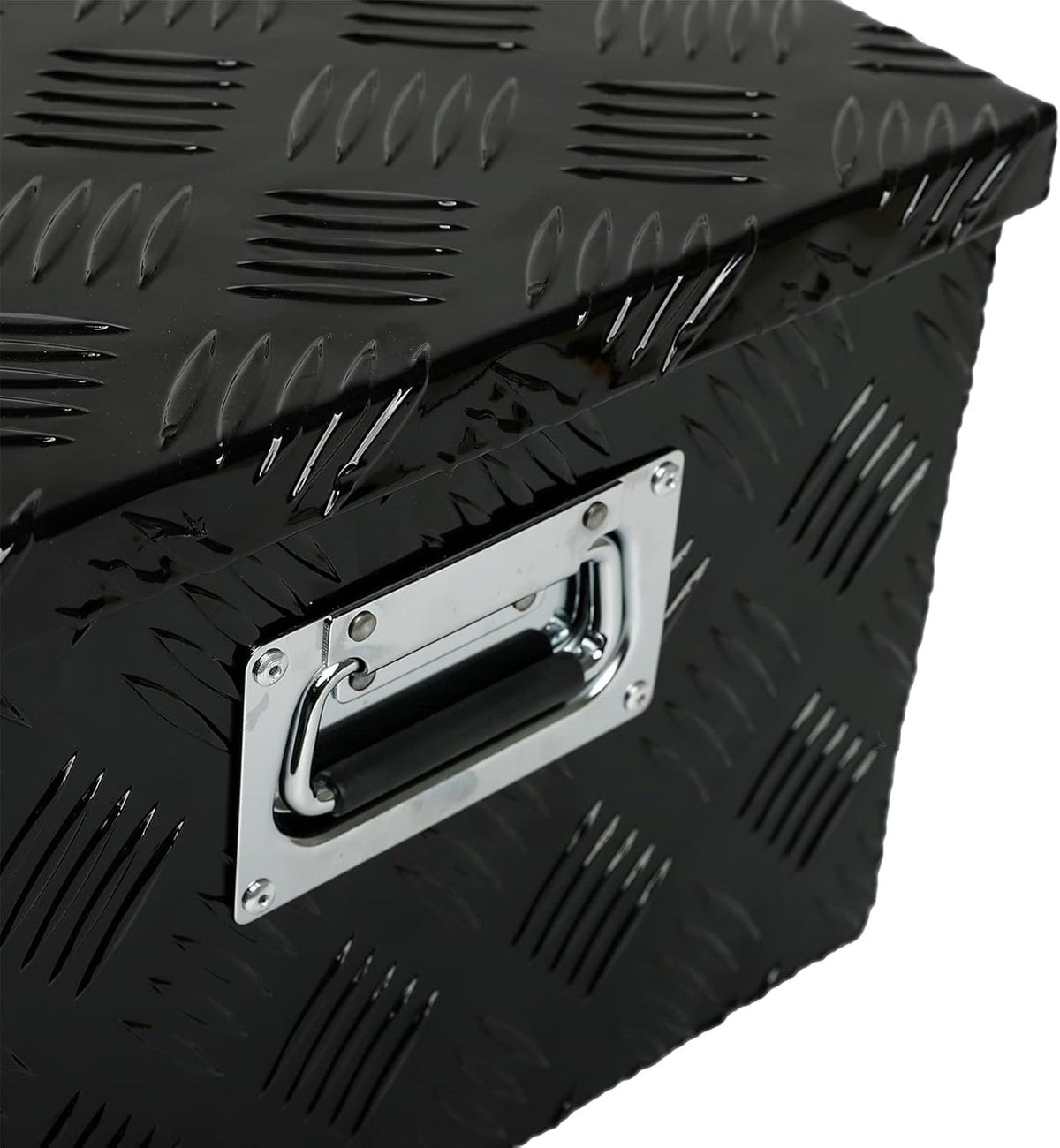 Black Aluminum Underbody Tool Box 30X13X10 Inch S647812