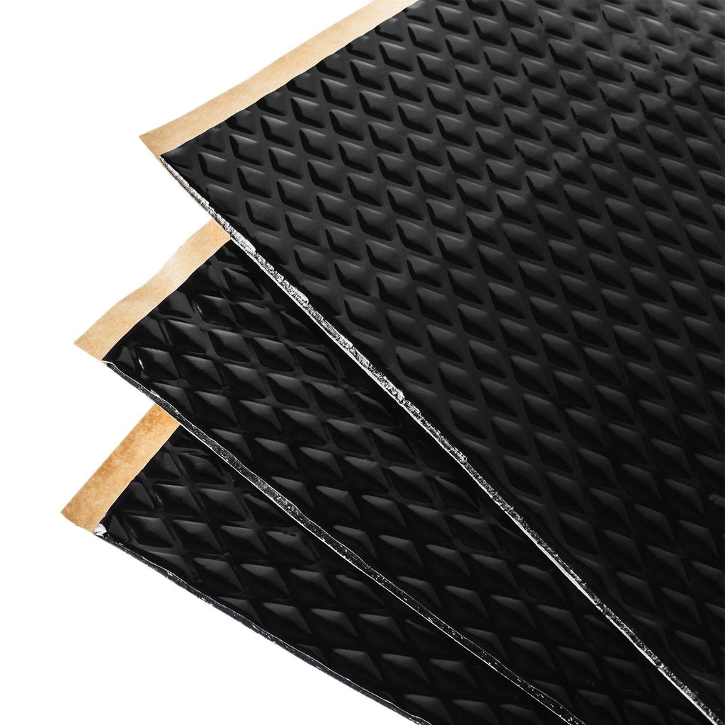 Black 80 Mil 36 Sq ft Car Sound Deadening Butyl Mat U518