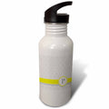 Grey Quatrefoil Pattern 21 oz Sports Water Bottle W99743
