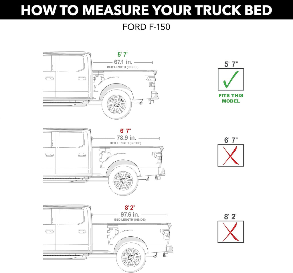 Hard Quad-Fold Truck Bed Tonneau Cover G269010