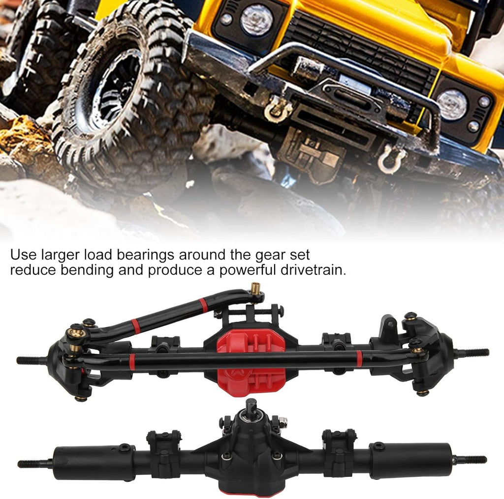 2pcs Metal Front Rear Drive Axle Shaft with 38T/15T Gear Teeth for 1/10 RC Car H94317