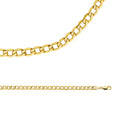14k Yellow Gold Cuban Chain Necklace, 4.9 mm - 20 inch O2375