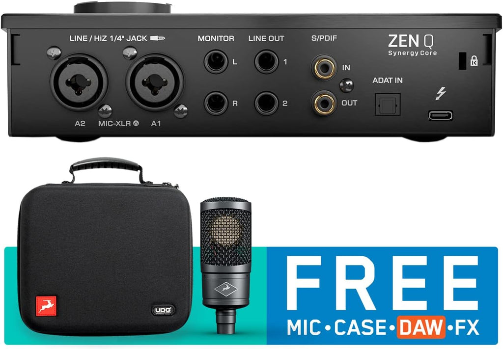14x10 USB-C Audio Interface with Edge Solo Mic Z703