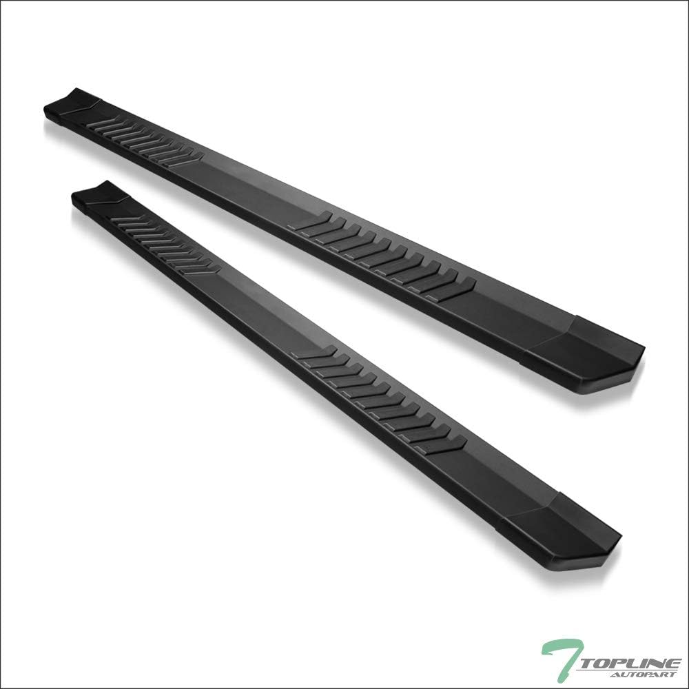 Matte Black Aluminum Side Step Rail Running Boards R1291