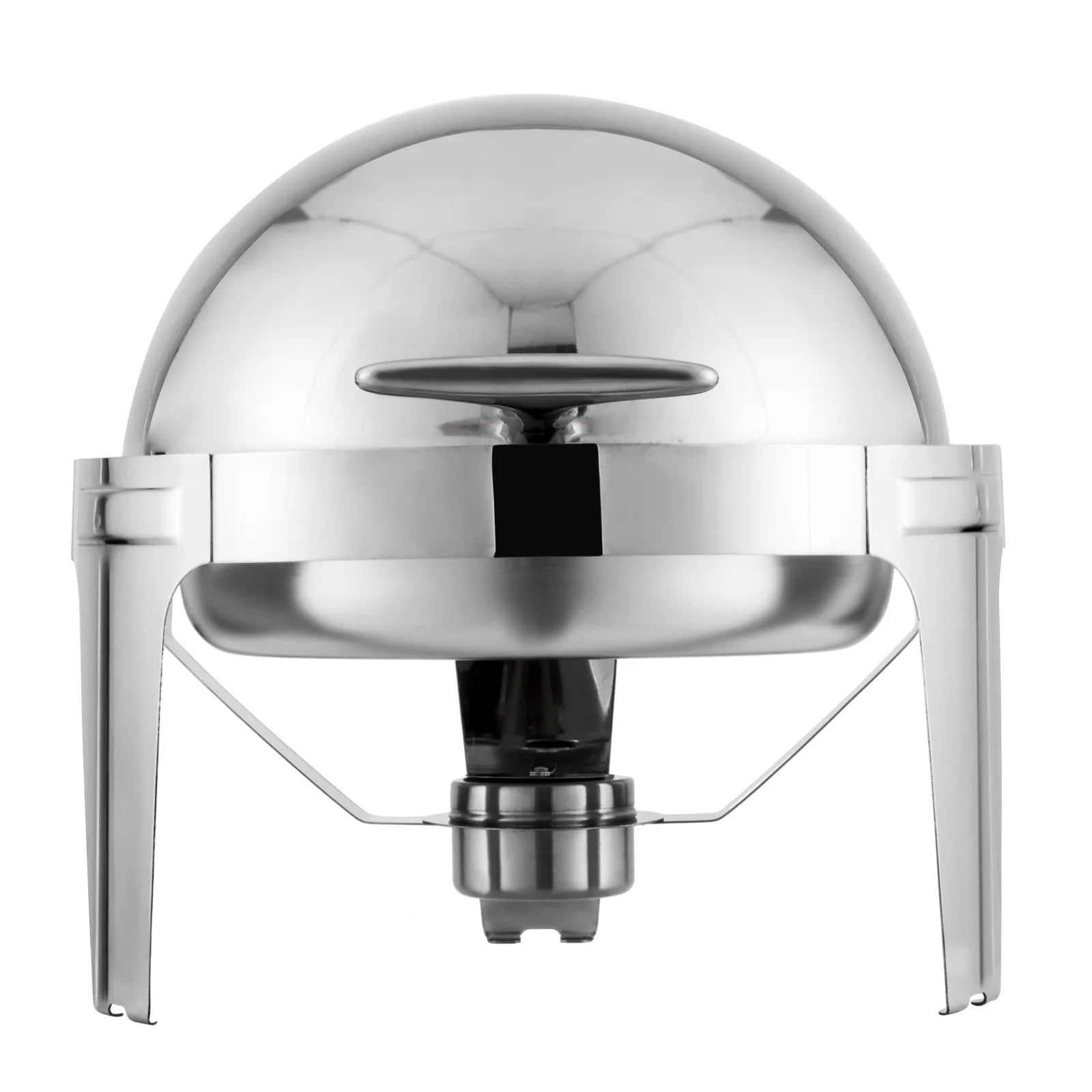 2 Packs Stainless Steel 6Qt Round Chafing Dish Buffet Warmer Set with Pans and Fuel Holders T7159