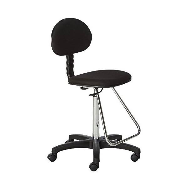 Black Melamine Drafting Table with Chair H856