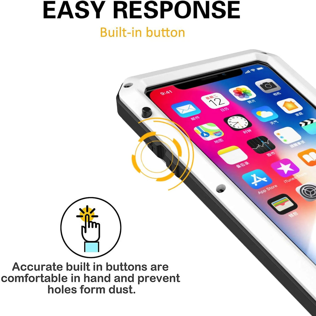 Gold Aluminum Metal iPhone XR Case O520