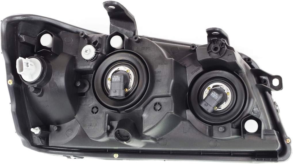 Headlight Assembly Passenger Side with Bulbs Pack of 2 Z51469