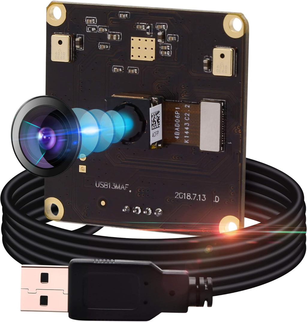 13MP Autofocus USB Camera Module with Non-Distortion Lens FOV 75Degree M844149