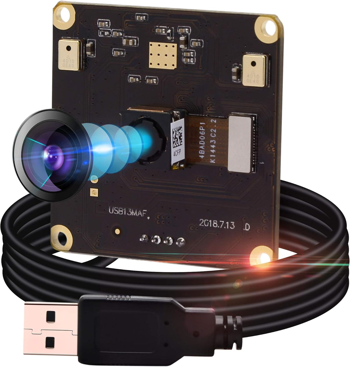 13MP Autofocus USB Camera Module with Non-Distortion Lens FOV 75Degree M844149