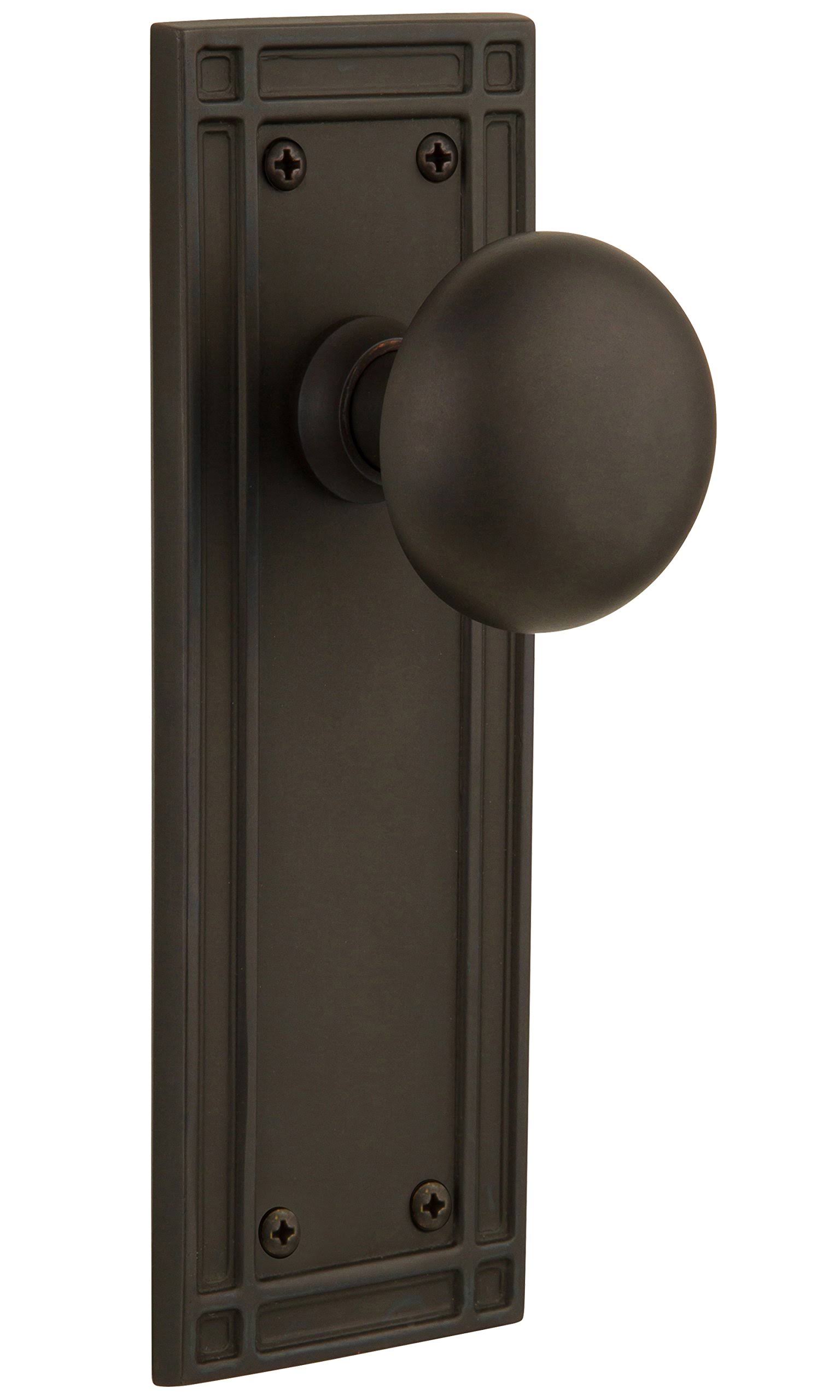 Oil-Rubbed Bronze Double Dummy Door Knob R48333