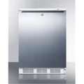 24 in. Stainless Steel Manual Defrost All Freezer with Lock A465