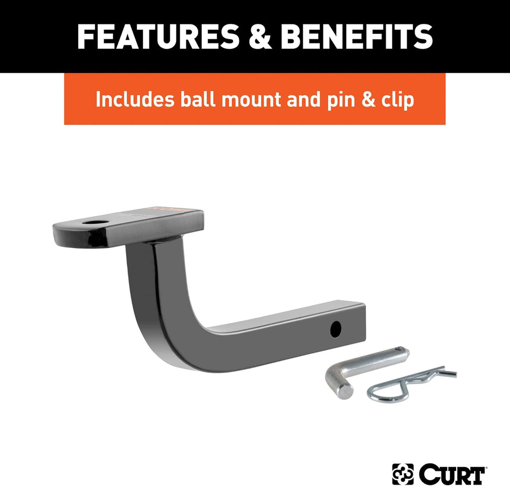 Class 1 Trailer Hitch with Ball Mount, 1-1/4-In Receiver Y43439