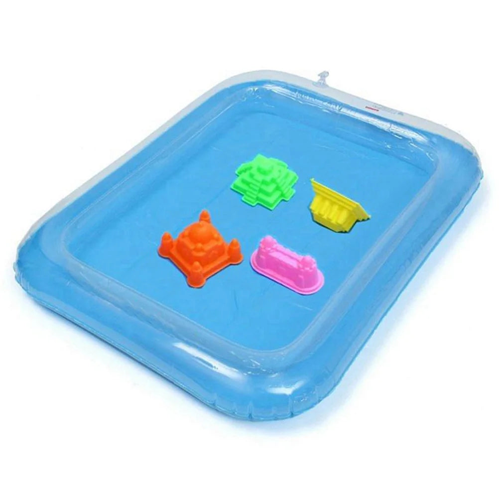 Blue Inflatable Sandbox Play Sand Toy Tray Z144682