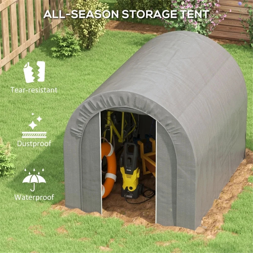 Dark Gray Outdoor Storage Tent A638