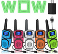 Walkie Talkie with Batteries and Charger (Blue Pink White Orange Green) U981