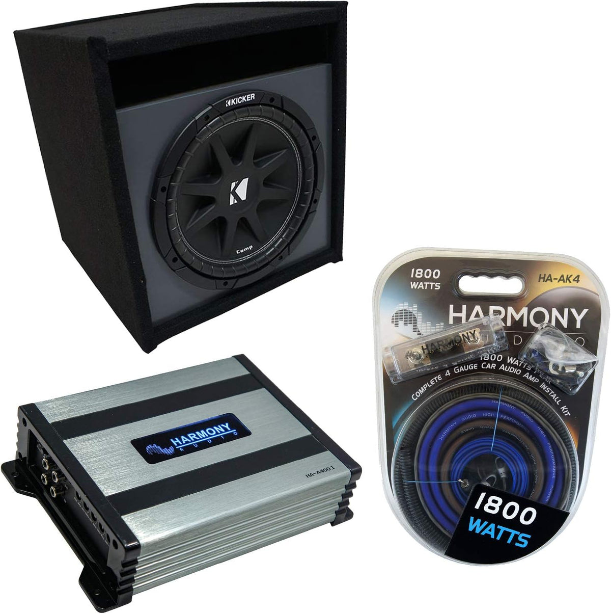 Ported 10 Sub Box Enclosure & Amp F52968