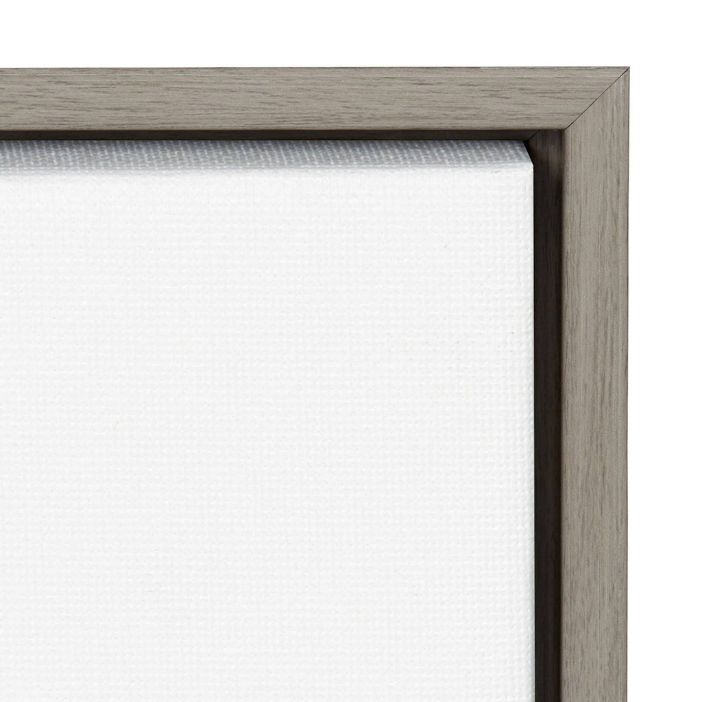 Light Graywash Framed Canvas Art B2282