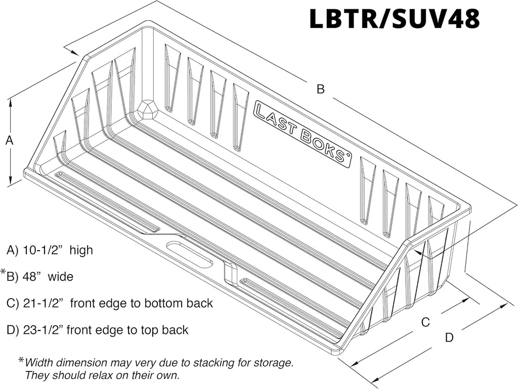 Mid Size Truck Bed Cargo Box Organizer V429531