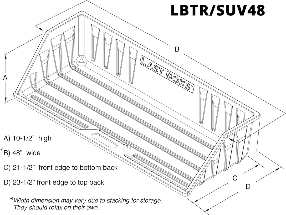 Mid Size Truck Bed Cargo Box Organizer V429531